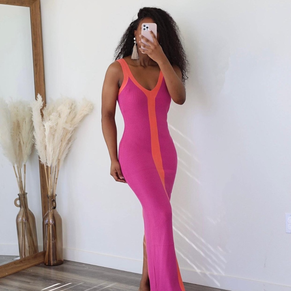 Ellie Maxi Colorblock Dress